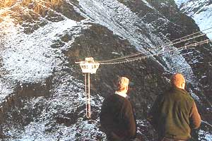 Aerial 'Bungy Jump'